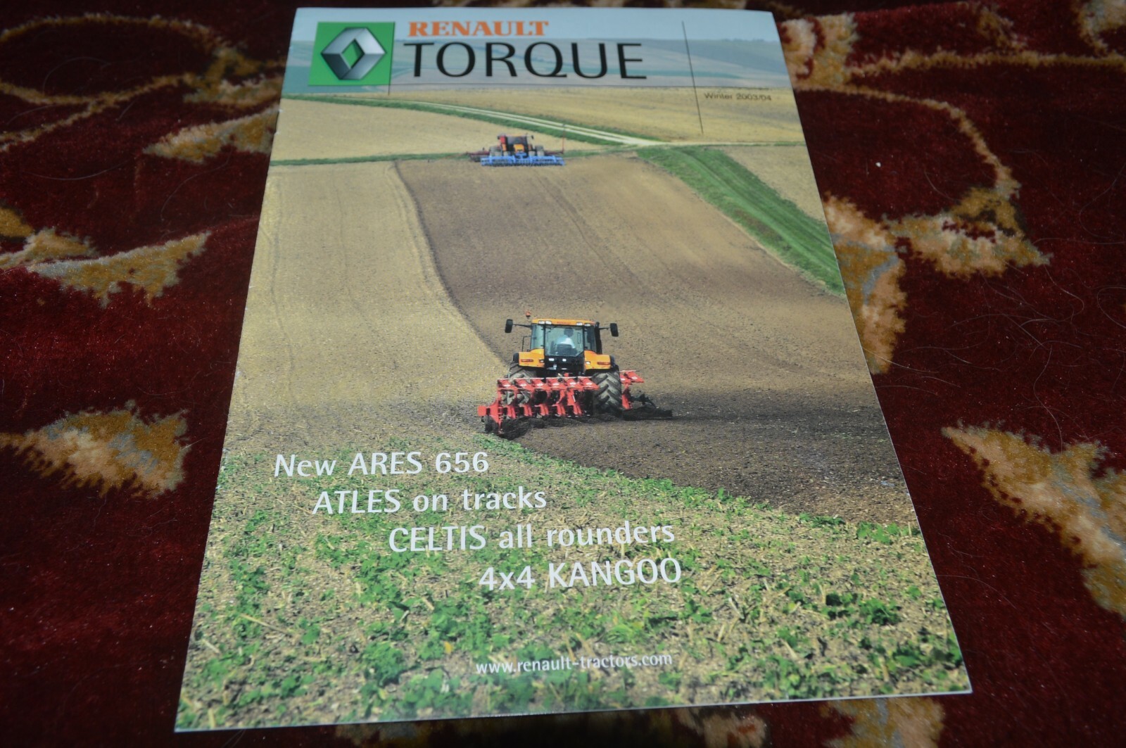 Renault Tractor Torque Magazine For Winter 2003 2004 Brochure FCCA