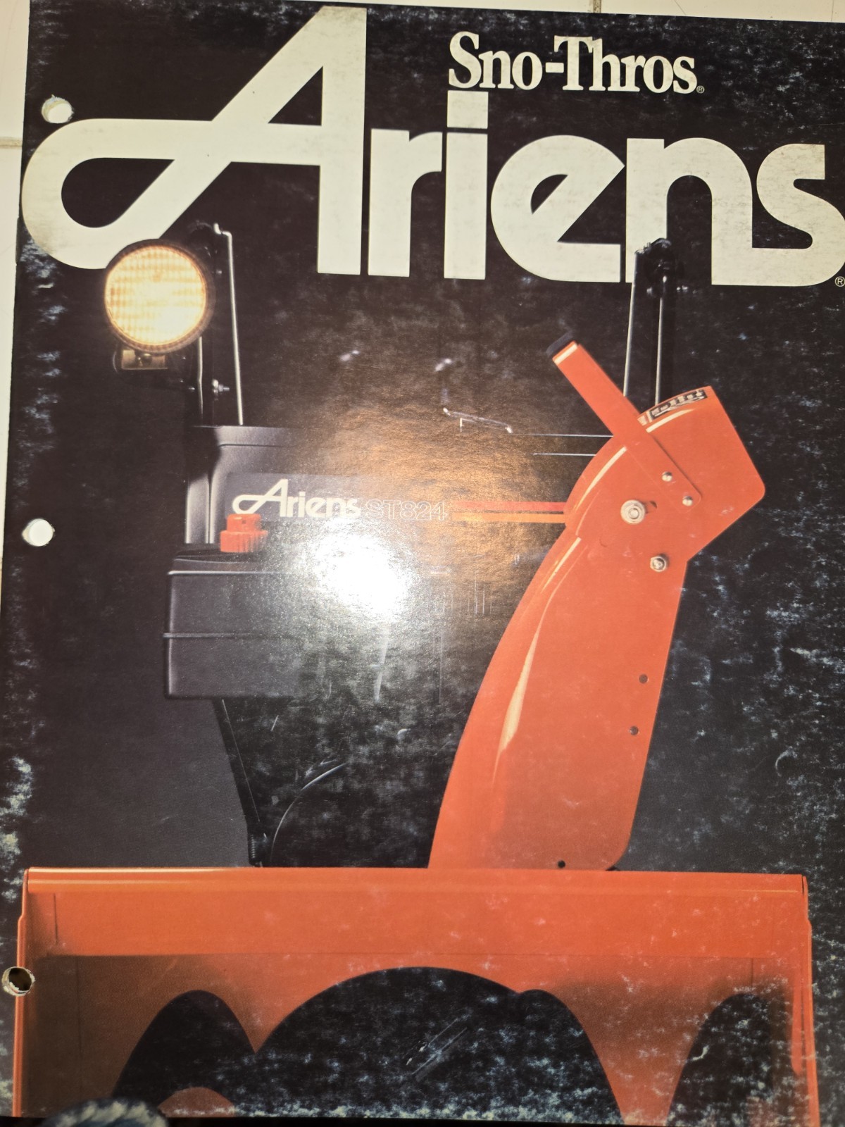 1985 ARIENS SNO THROS PRODUCTS DEALERSHIP ADVERTISING BROCHURE