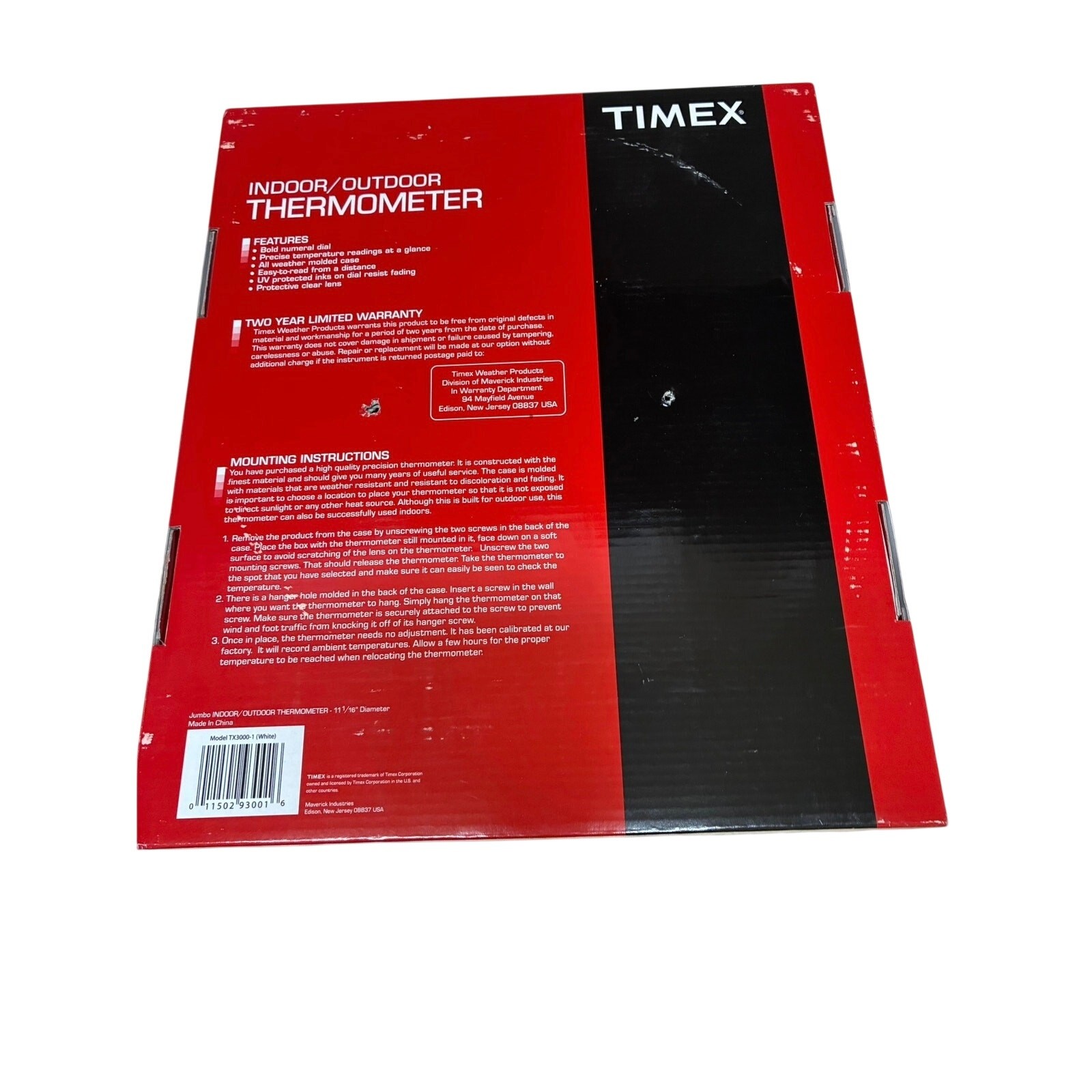 Timex Indoor/outdoor Thermometer