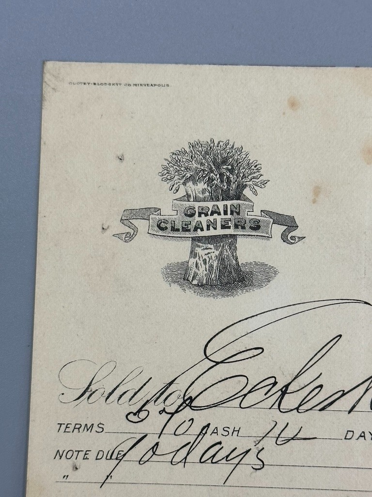 1910 AMERICAN GRAIN SEPARATOR Advertising FARM Elevator Machinery MINNEAPOLIS