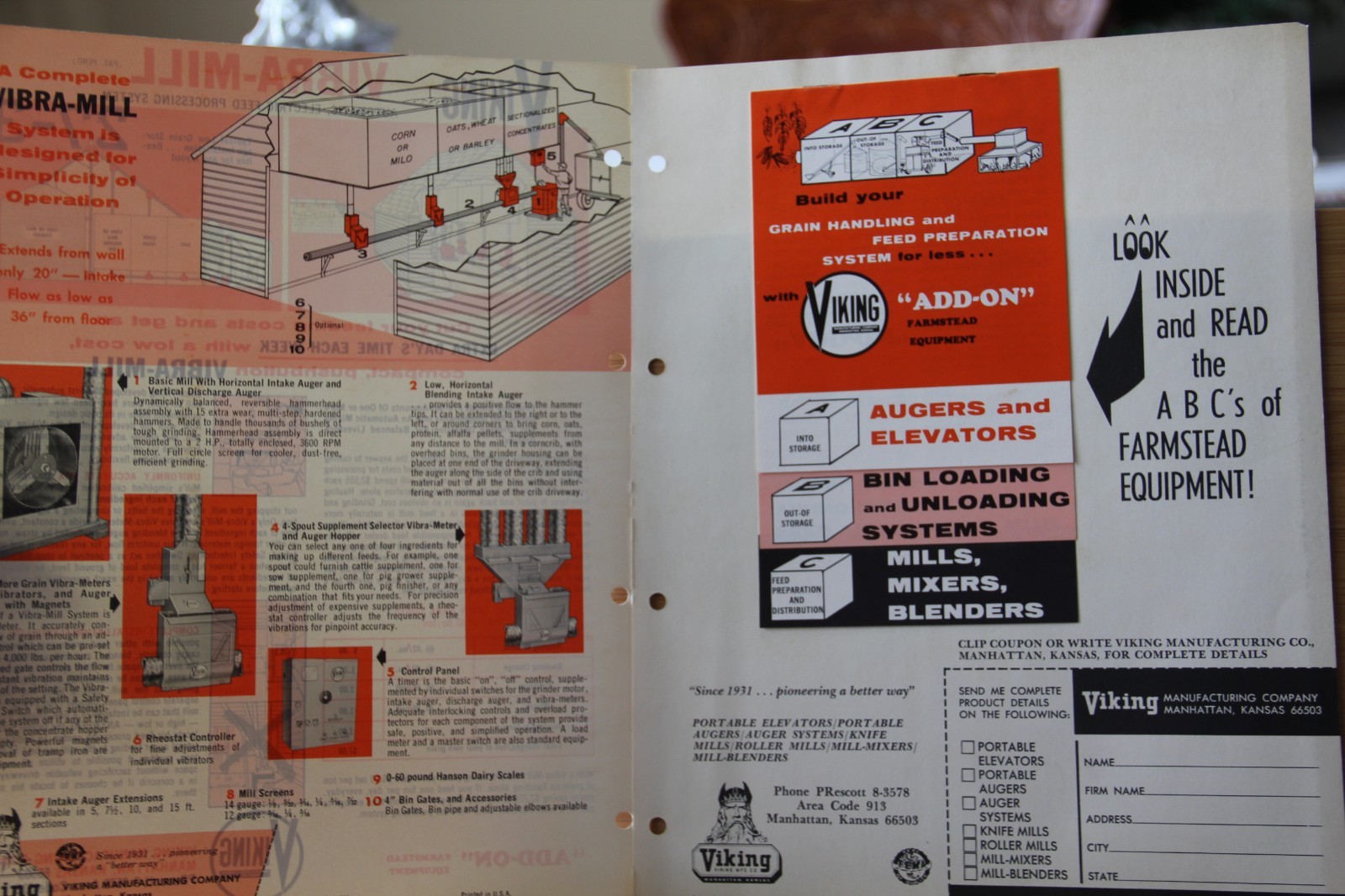 Brochure VIking Vibra-Mill Manhattan Kansas KS