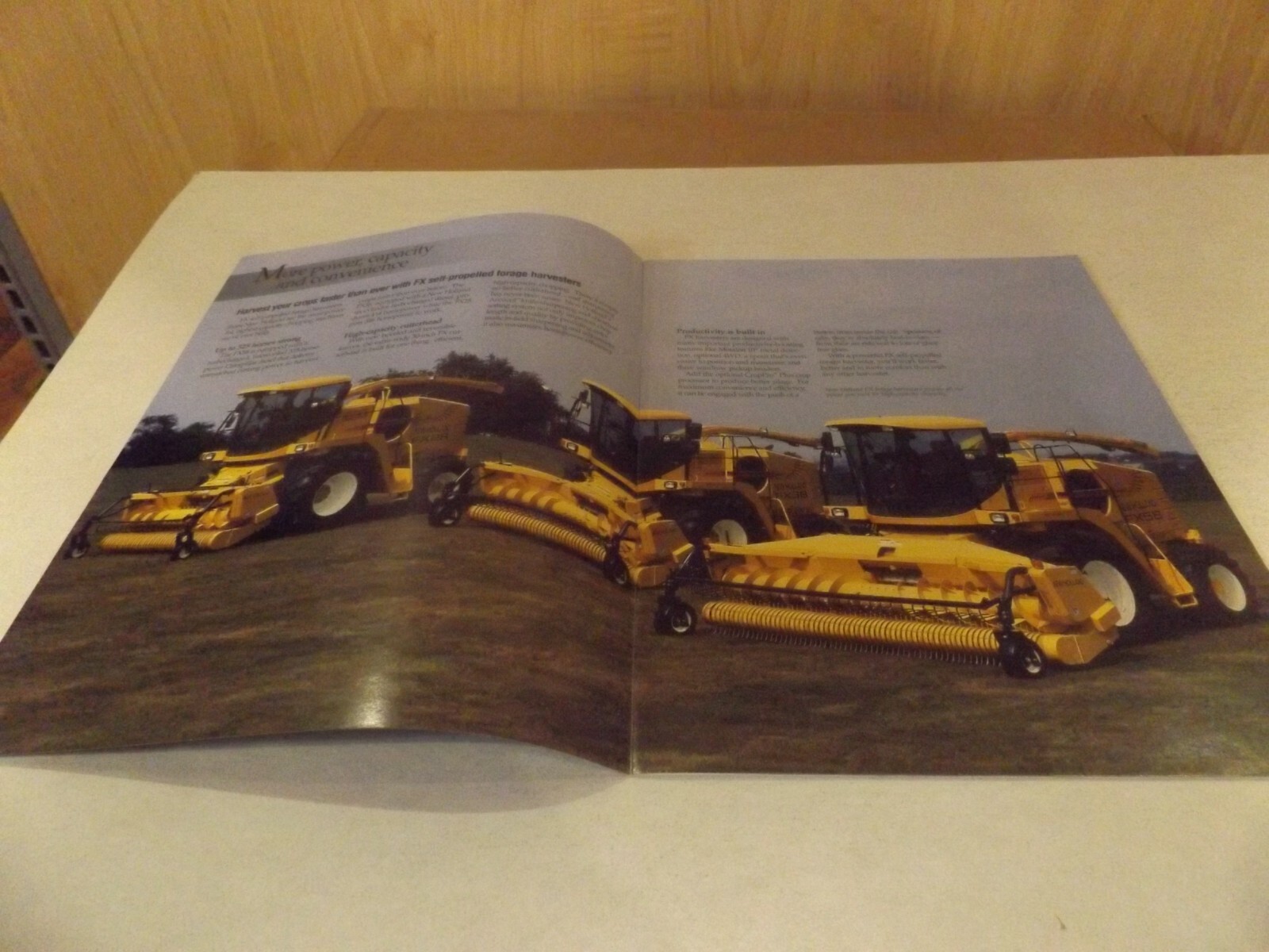 2001 NEW HOLLAND FORAGE HARVESTERS FX28 FX38 FX58 . LIT # 31002830 2001