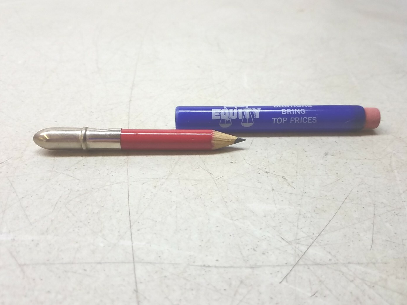 Equity Cooperative Livestock Sales Baraboo Wisconsin Vtg Ag Ad Bullet Pencil