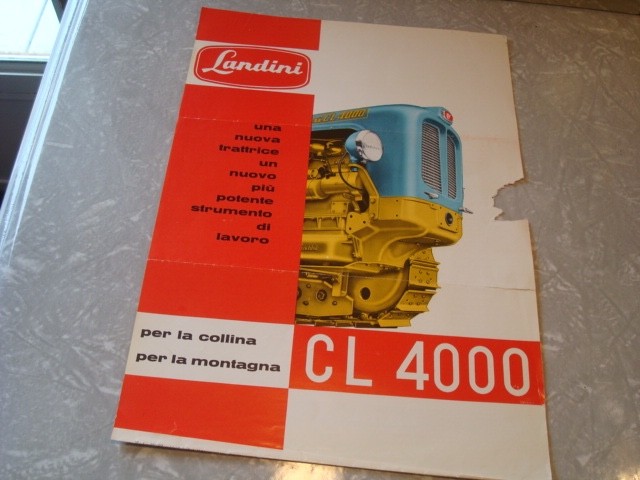 Italian Tractor Landini CL 4000 w/ 1962 Letter