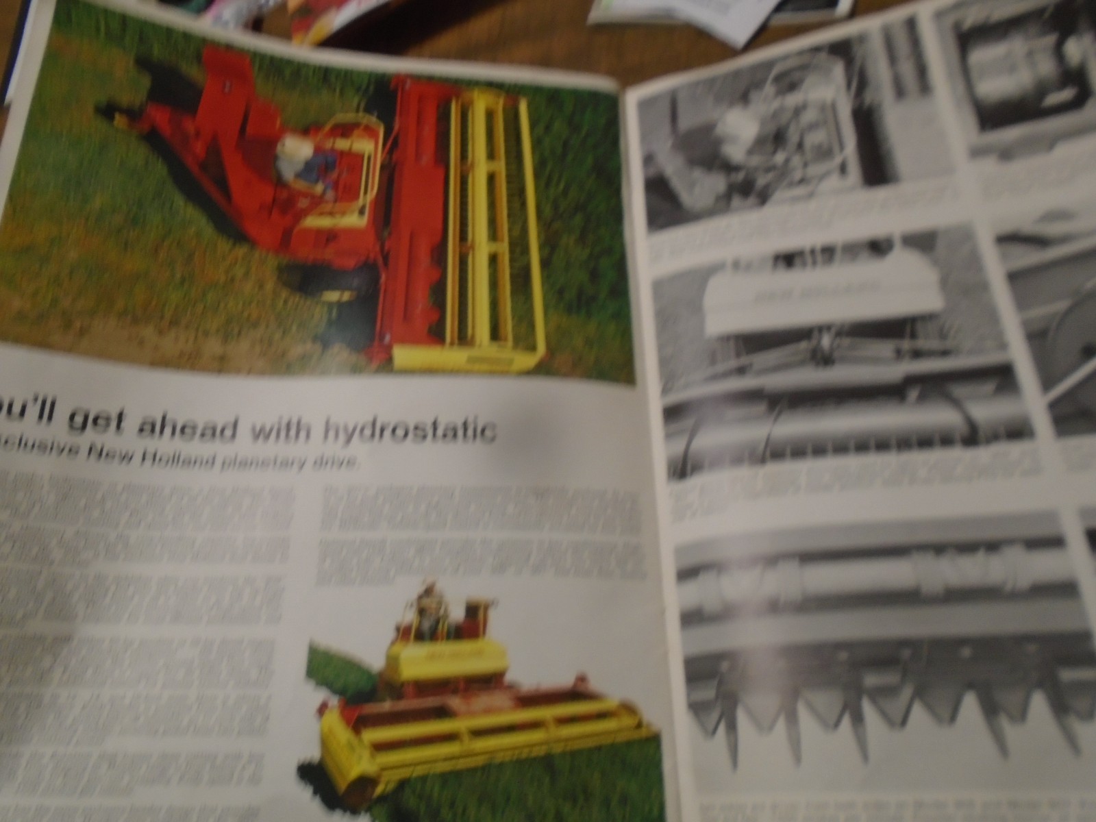 Vintage 1968 Sperry Rand New Holland Farmers Choice Baler Sales Brochure Mowers