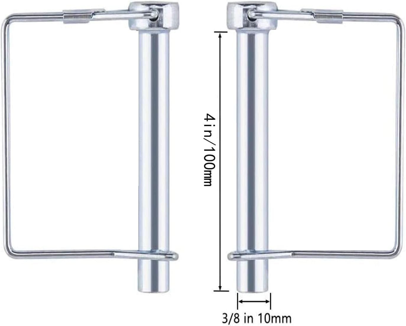 8 Pack Trailer Coupler Pin 3/8x4in Towing Hitch Pin Heavy Duty Wire Lock Pin …