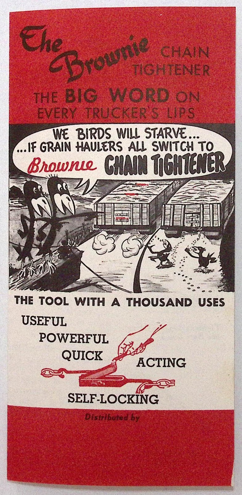 1956 The Brownie Chain Tightener for Grain Haulers Brochure