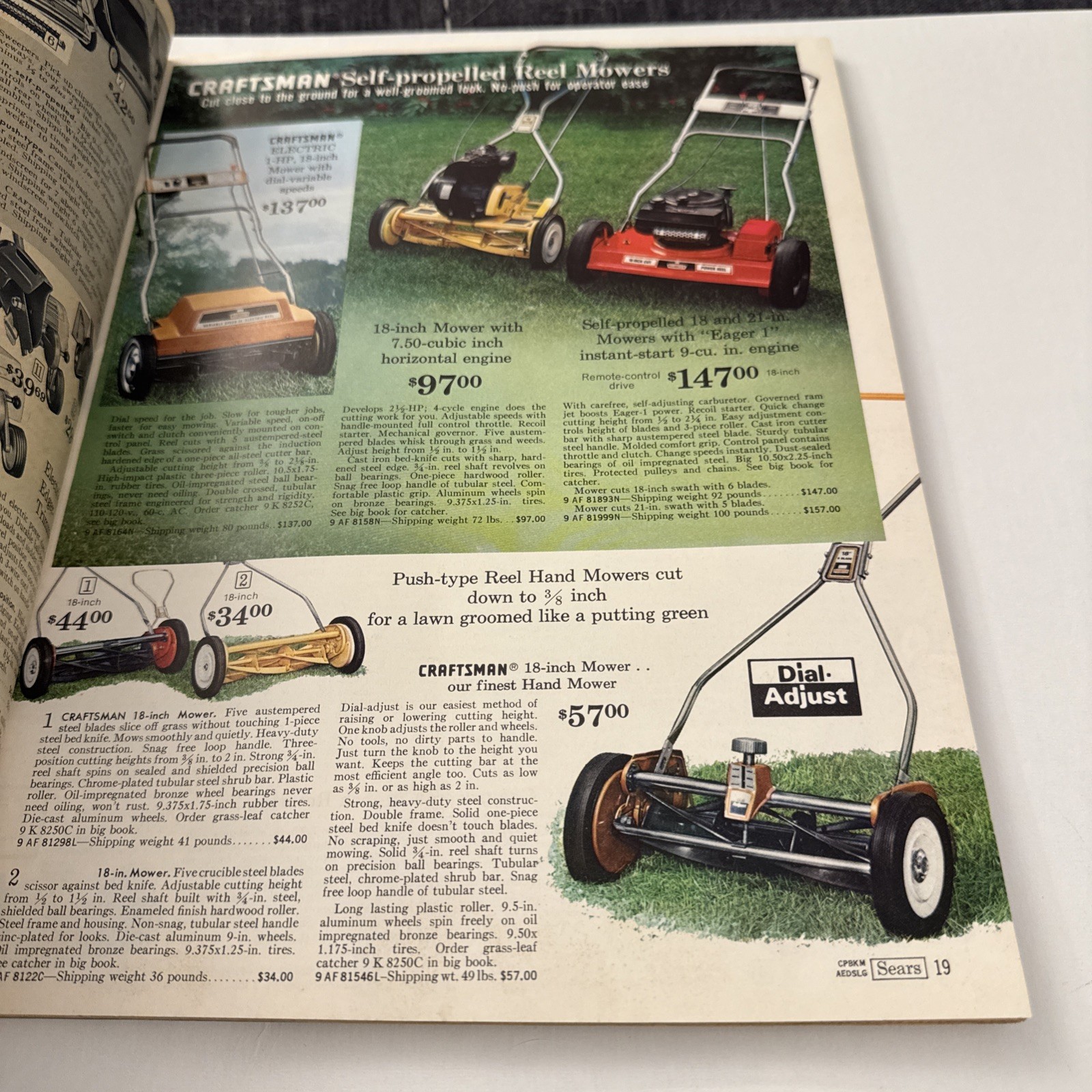 Sears 1972 Suburban Farm Catalog SS/15 12 Custom Compact 8 Garden Tractor EB6