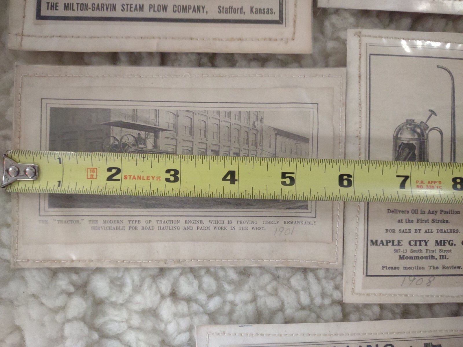 6-Early 1900s Farming Threshing Advertising clippings