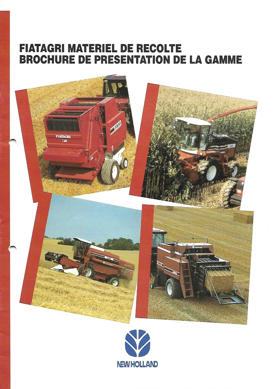 Farm Equipment Brochure – Fiatagri – Harvesting Combines FRENCH language (F7465)