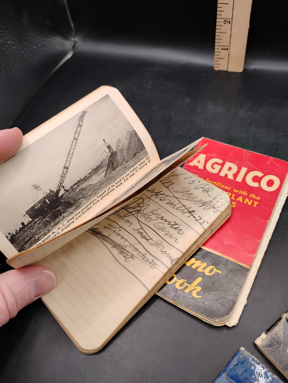 3 Vintage V-C And Agrico Fertilizer Advertising Memo Books