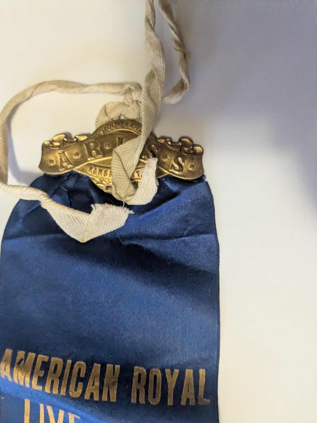 1911 – American Royal Live Stock Show Kansas City MO First Premium Ribbon XL2Z