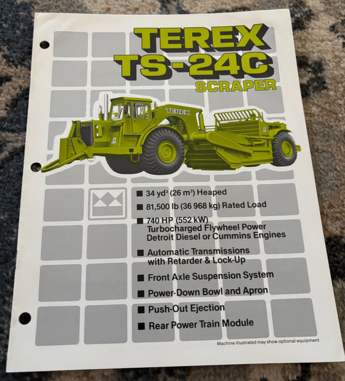 Terex TS-24C Pan Scraper Brochure DCPA25