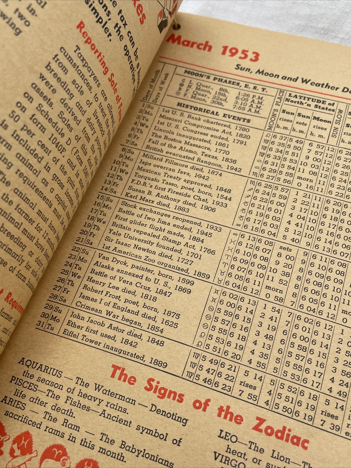 De Laval Modern Farm Manual 1953 Almanac Ag Dairy Farming Advertising Mailer