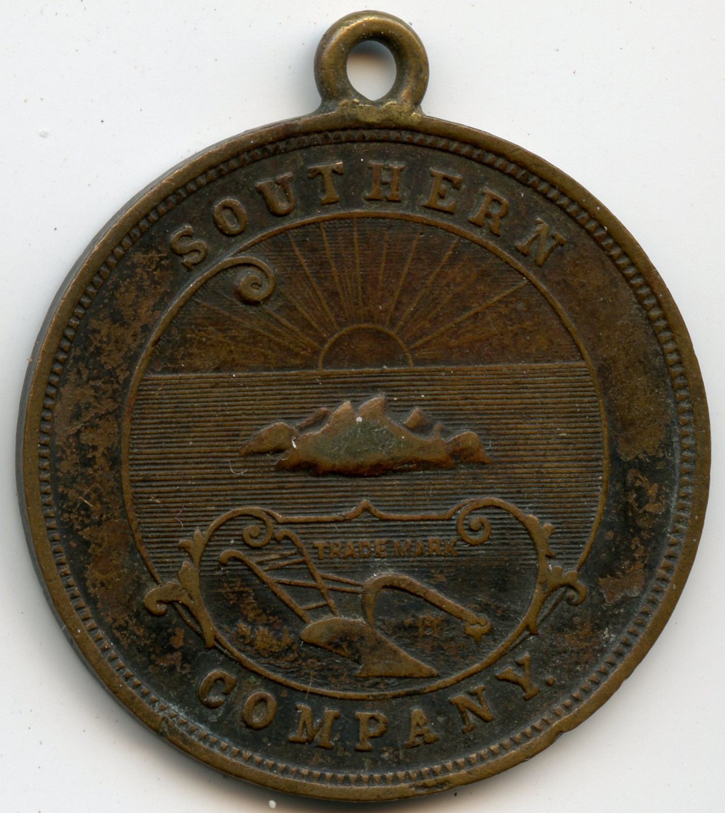 Dallas, Texas TX Southern Plow Co. Scene of Kennedy Assassination Brass Fob