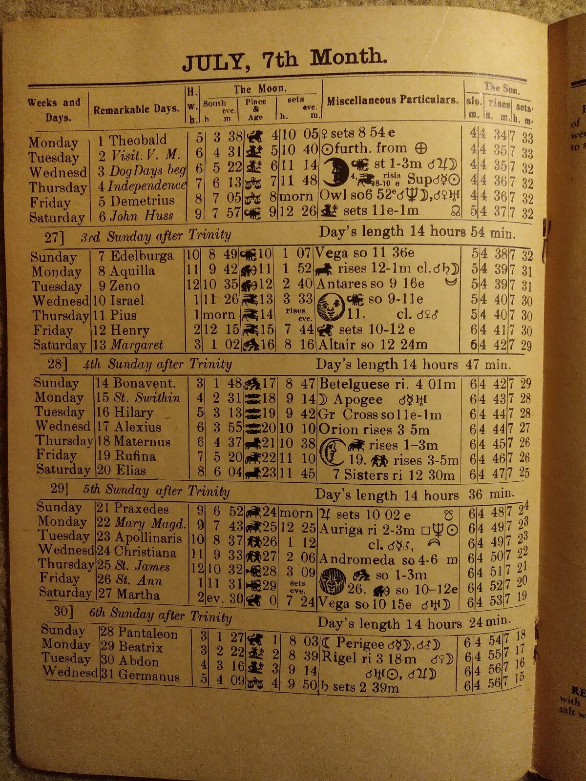 Agricultural Almanac Vol #132 1957 John Baers Sons Lancaster PA