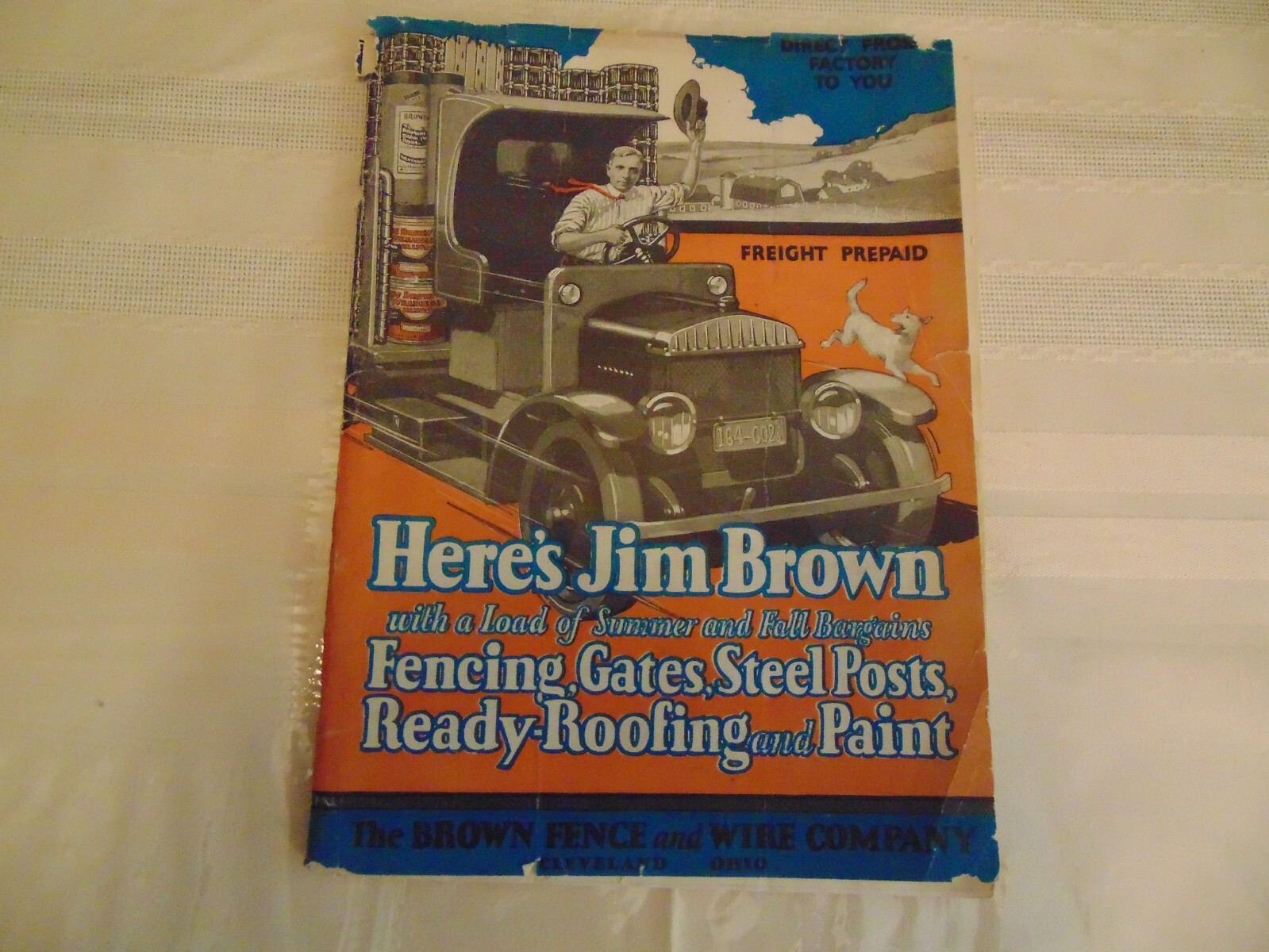 Here&rsquo;s Jim Brown Catalog- 1922 Summer & Fall- Fencing/Gates/Roofing/Paint
