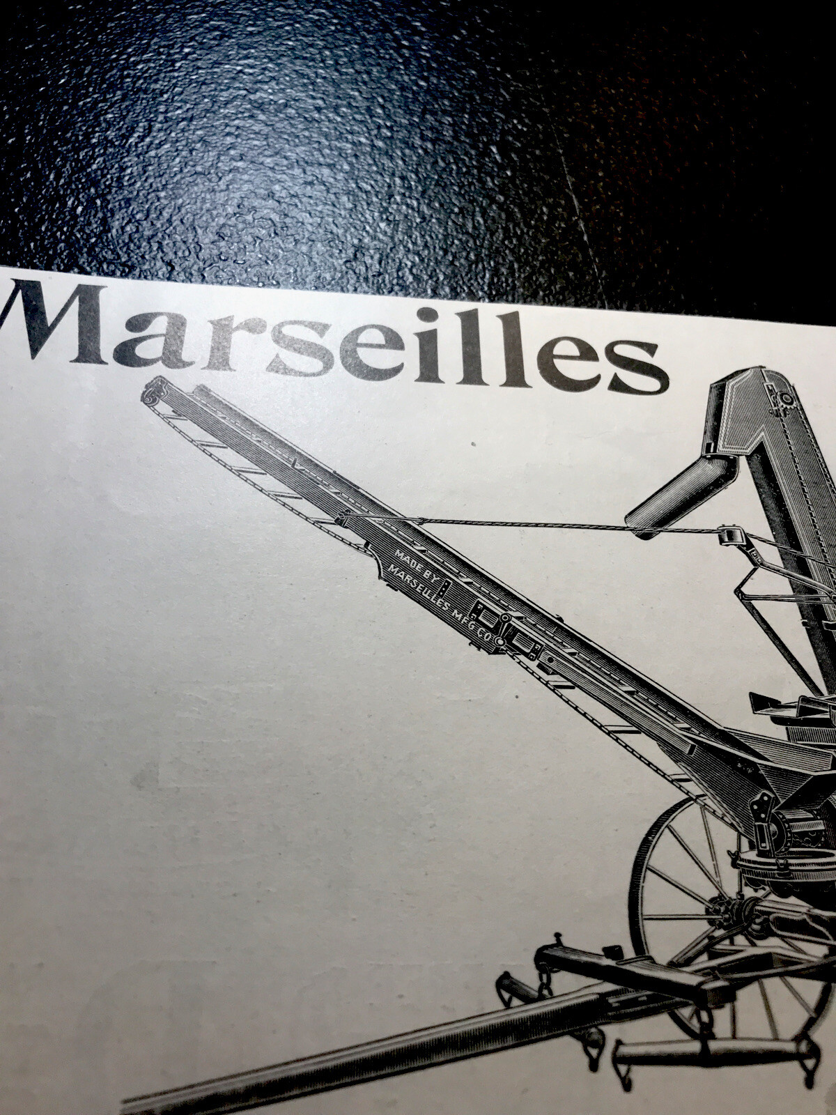 ORIGINAL 1897 Marseilles Shellers Farm Implement Advertising – Illinois