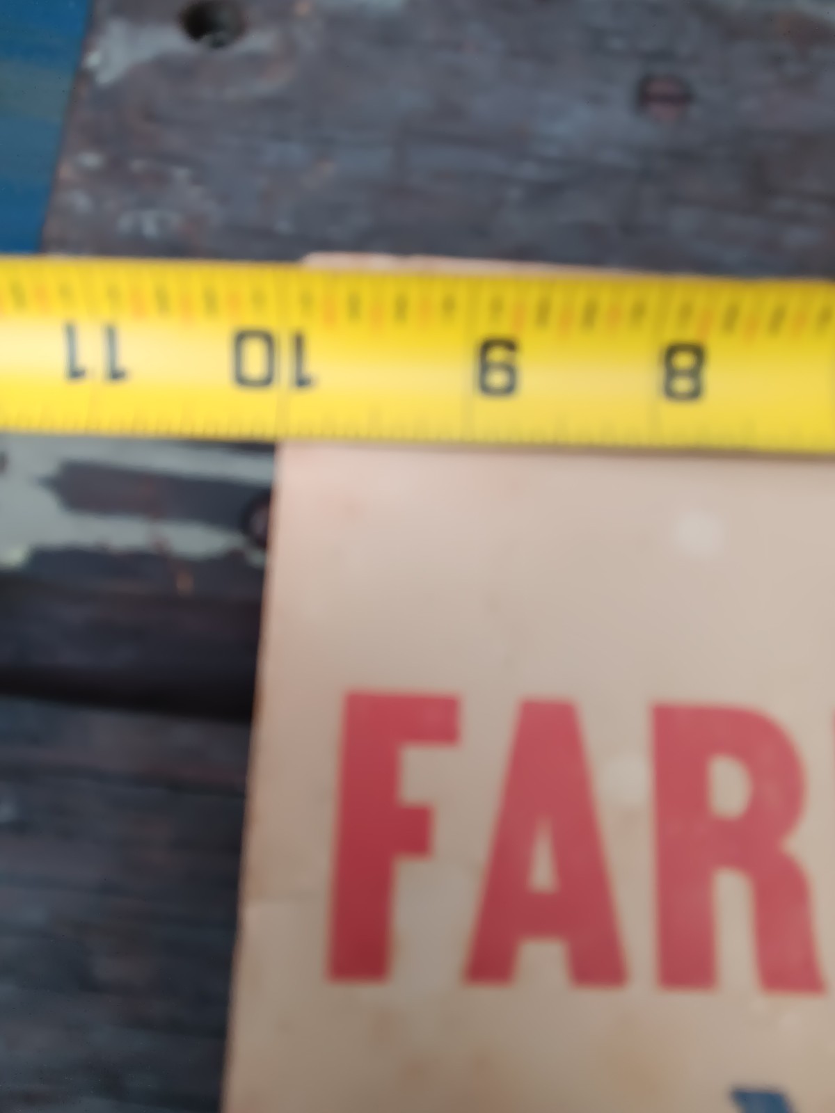 Vintage Missouri Farm Bureau Member Sign Placard 1949