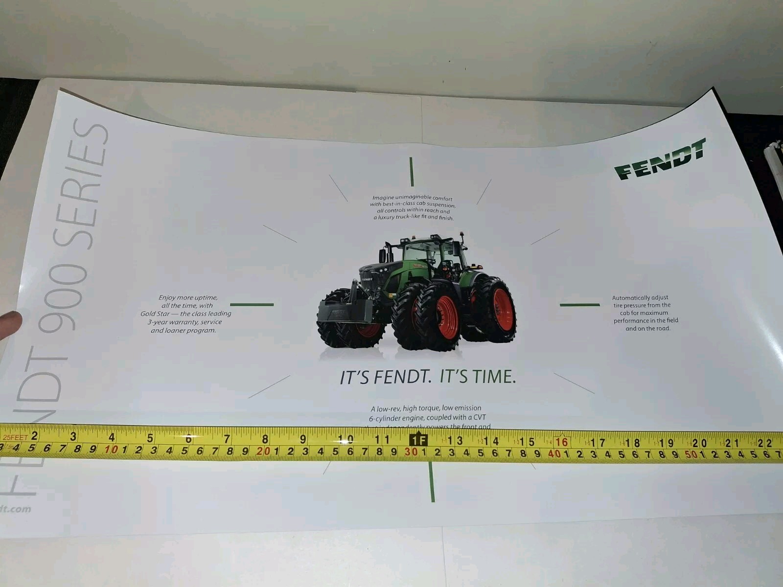Fendt Tractor 13×24  » It&rsquo;s Fendt, It&rsquo;s Time » Poster-New