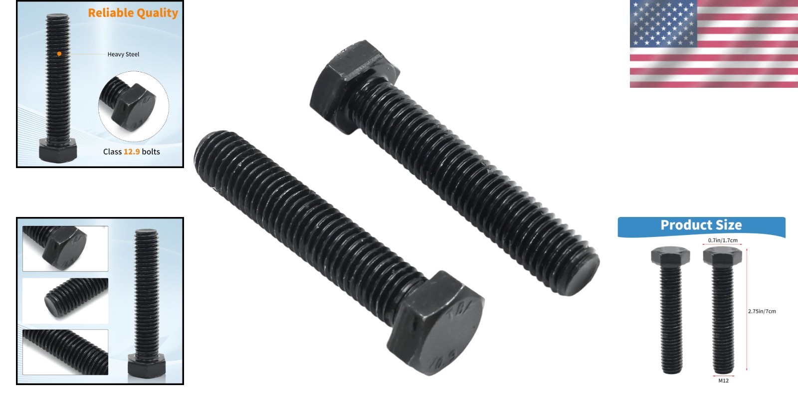 Replacement Torsion Bar Adjustment Bolts for Chevy Silverado & Avalanche M12