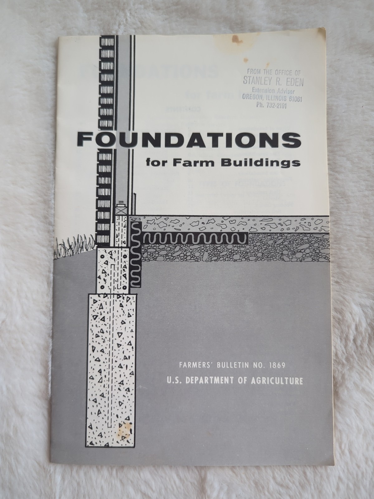 Foundations For Farm Buildings – Farmers&rsquo; Bulletin No. 1869 US Department Of Ag