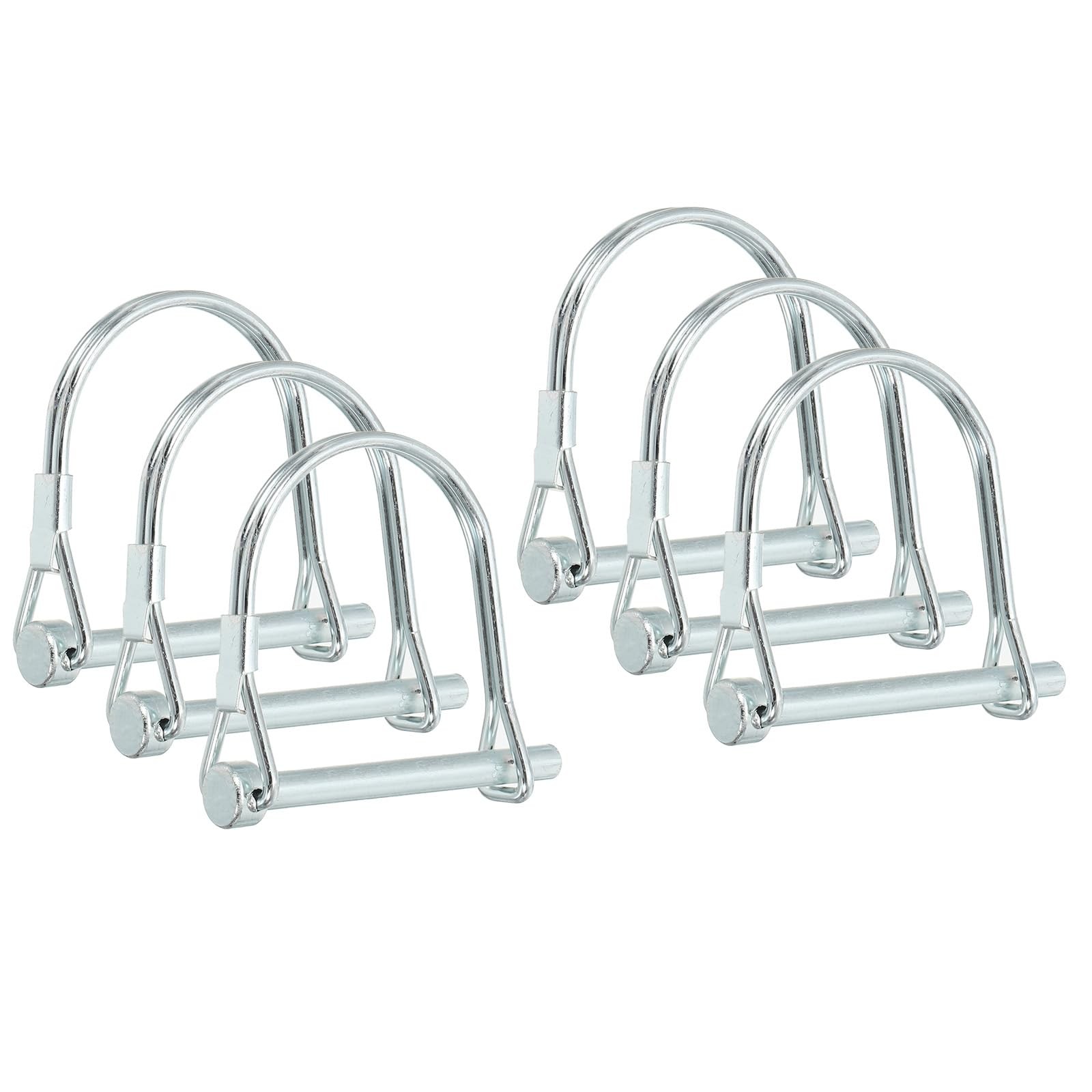 PATIKIL Trailer Coupler Pin 3/16×1-5/8×1.38 (D*L*IW) 6 Pcs Wire 3/16×1-5/8×1.38&Prime;