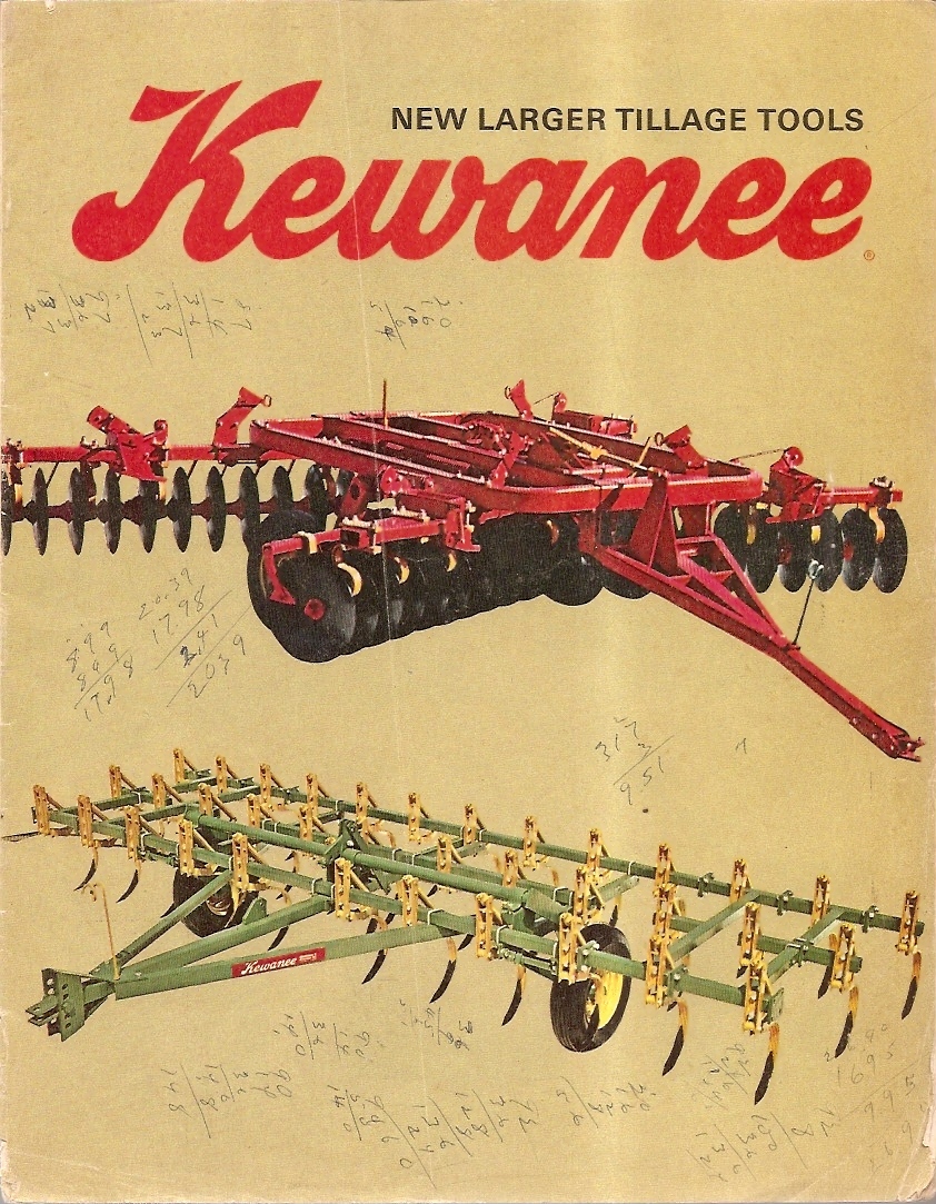 Farm Implement Brochure – Kewanee – Disk Harrow Mulcher Plow Blade (F2056)
