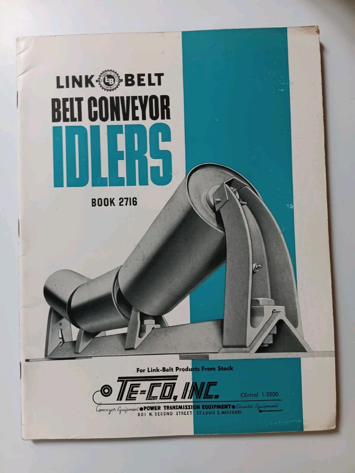 3 Vintage TE-CO American PULLEY Sales Brochure Catalog Lot SrD-58, CP-57, 2716