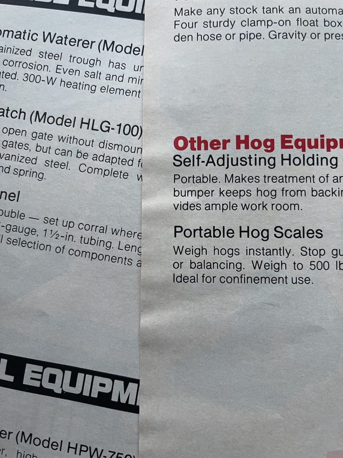 Vintage 1981 Southern States Universal Livestock Equipment Print Ad