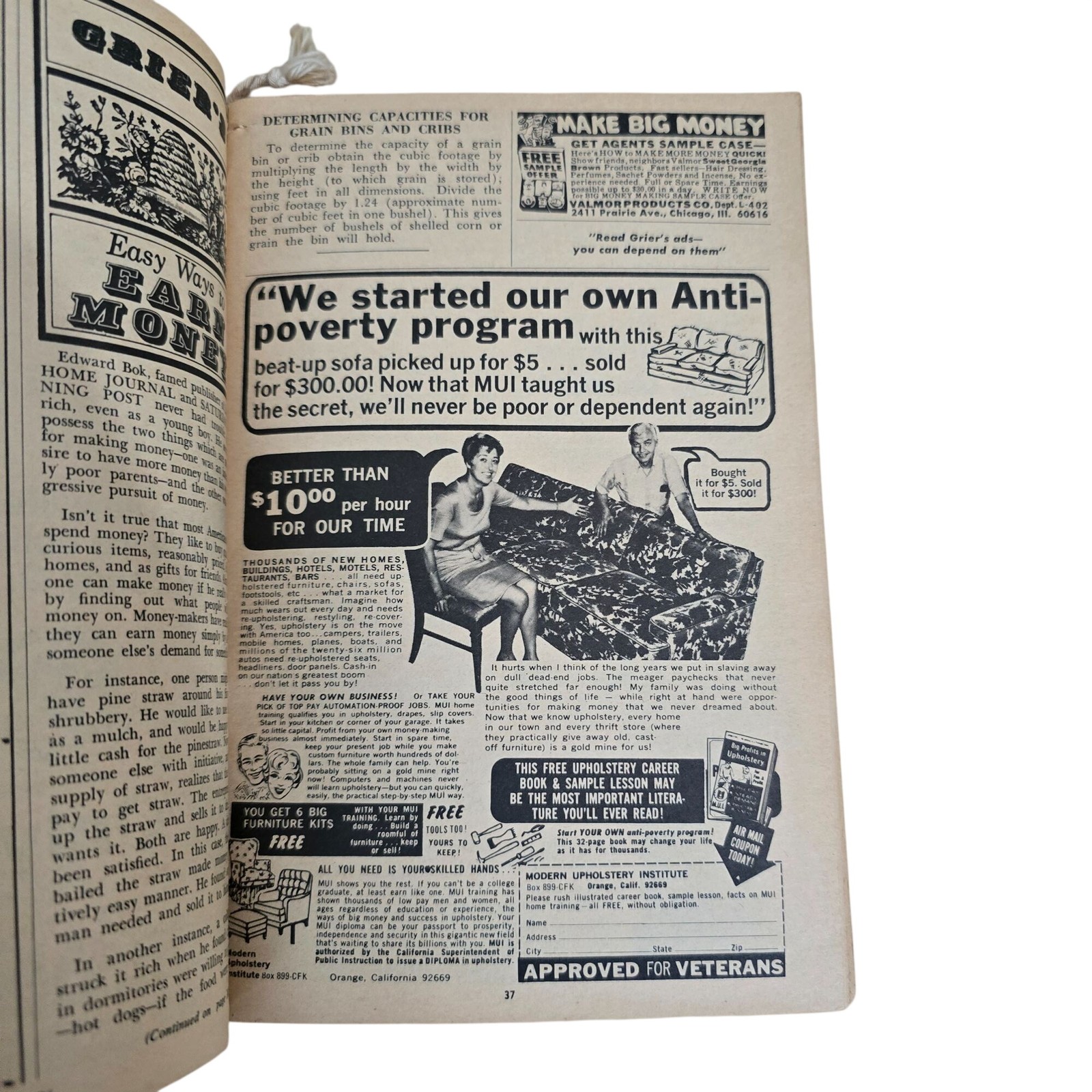 Vintage Grier’s Almanac Lot 1970 1971 1972 1973 1974 Ads Ephemera