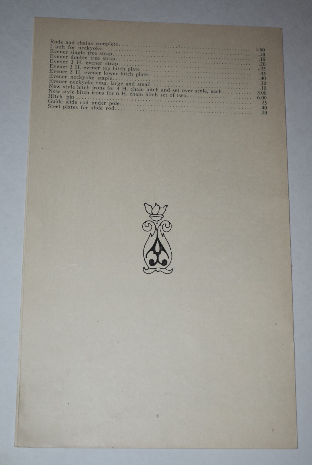 Vintage PEORIA Drill Seeder Co Farm NORTHWEST SPECIAL DRILL REPAIR LIST CATALOG