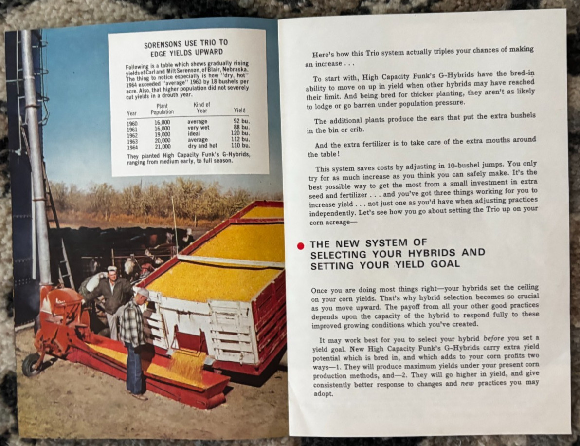 Funk&rsquo;s Seed Corn Fact Report For 1965 Brochure DCPA26