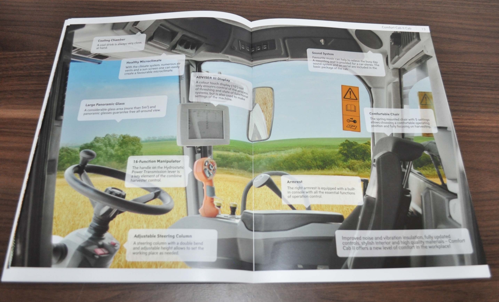 Rostselmash Grain Harvesting Machinery 2015 Agriculture Russia Brochure Prospekt
