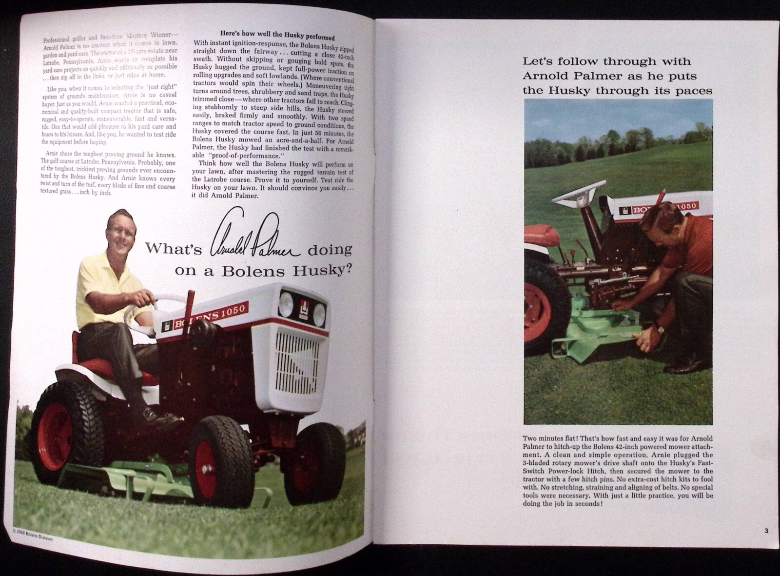1967 Bolens Lawn Mower Dealer Brochure Catalog Outdoor Power Equipment
