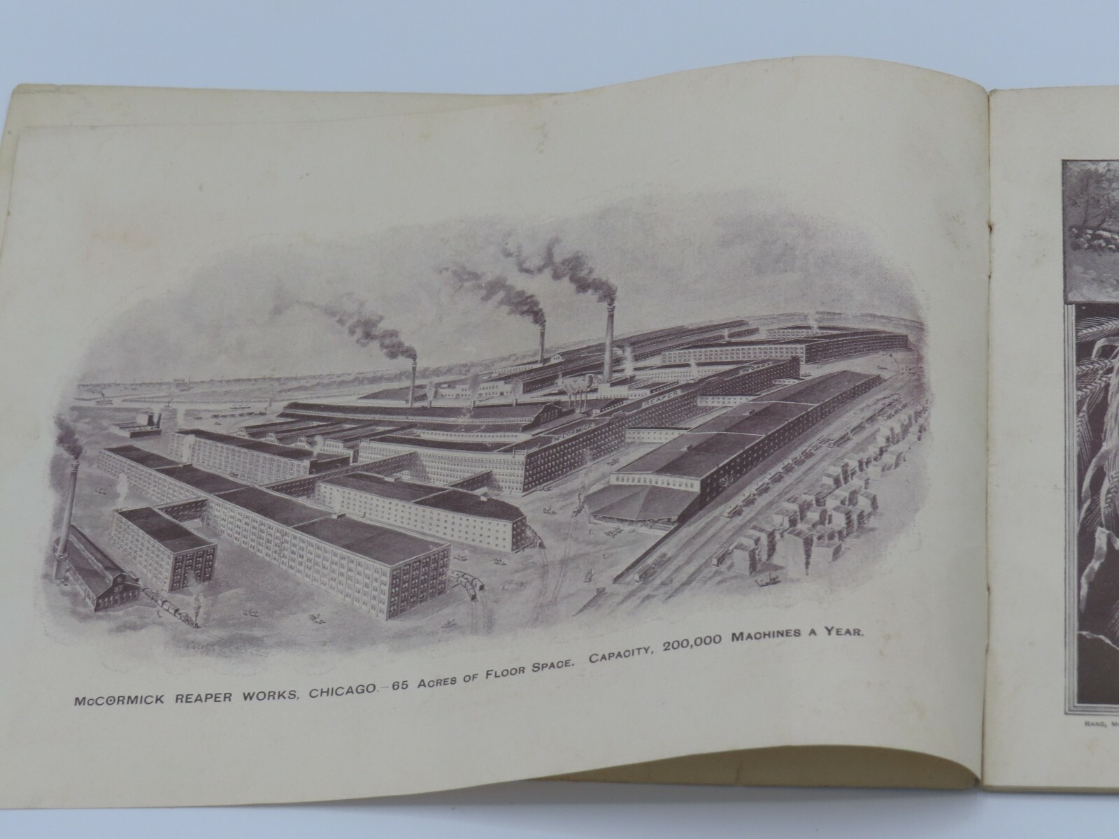 Vintage 1890&rsquo;s McCormick&rsquo;s Right Hand IH Deering Catalog Brochure RARE Binder