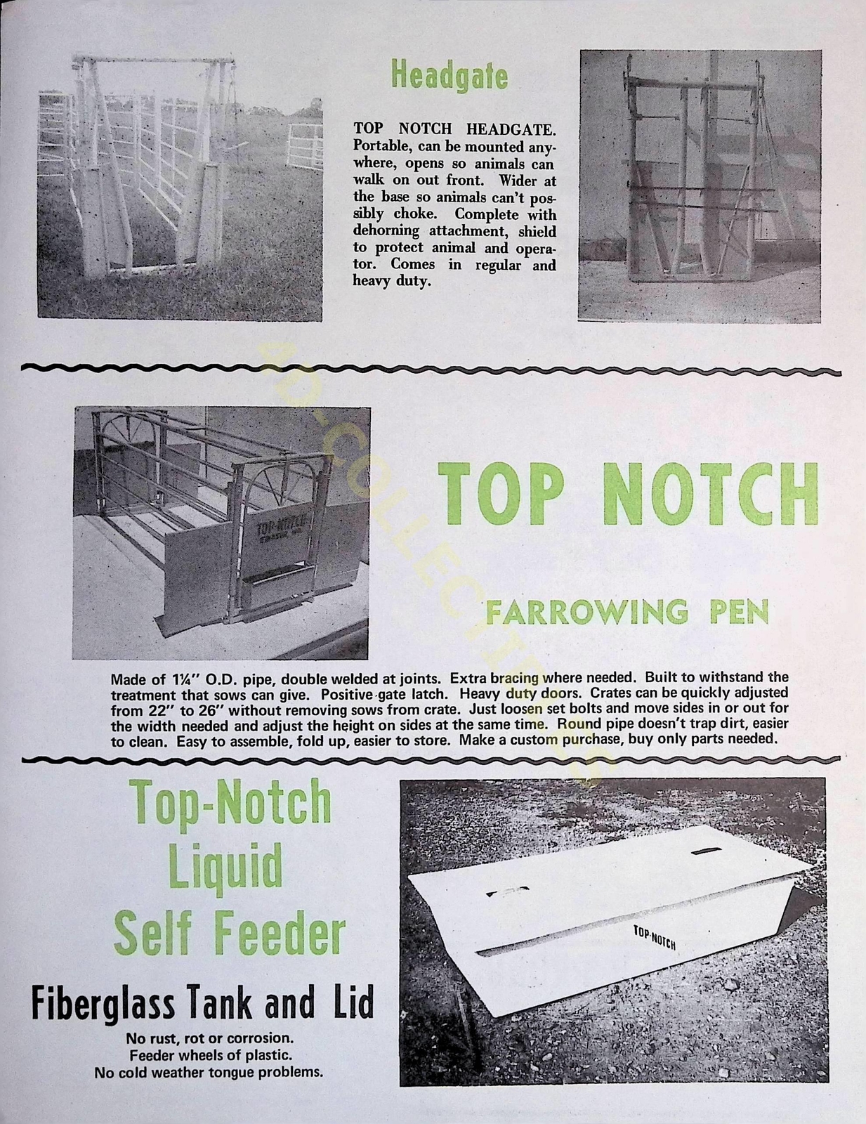 Vintage Farm Brochure Spec Sheet Top Notch Agricultural