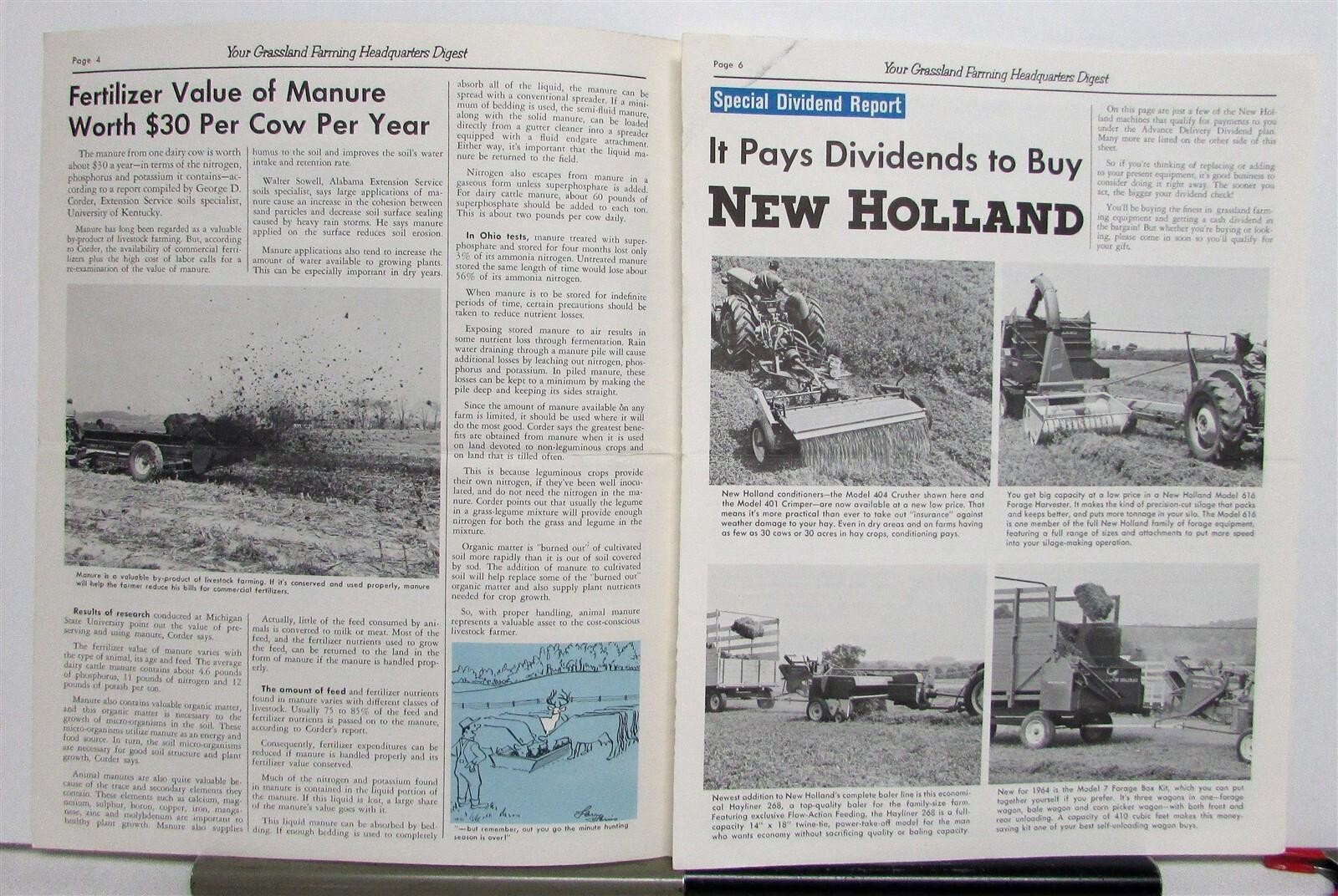 1963 Holmes Tractor Co News Vol 9 Specifications Agriculture Magazine