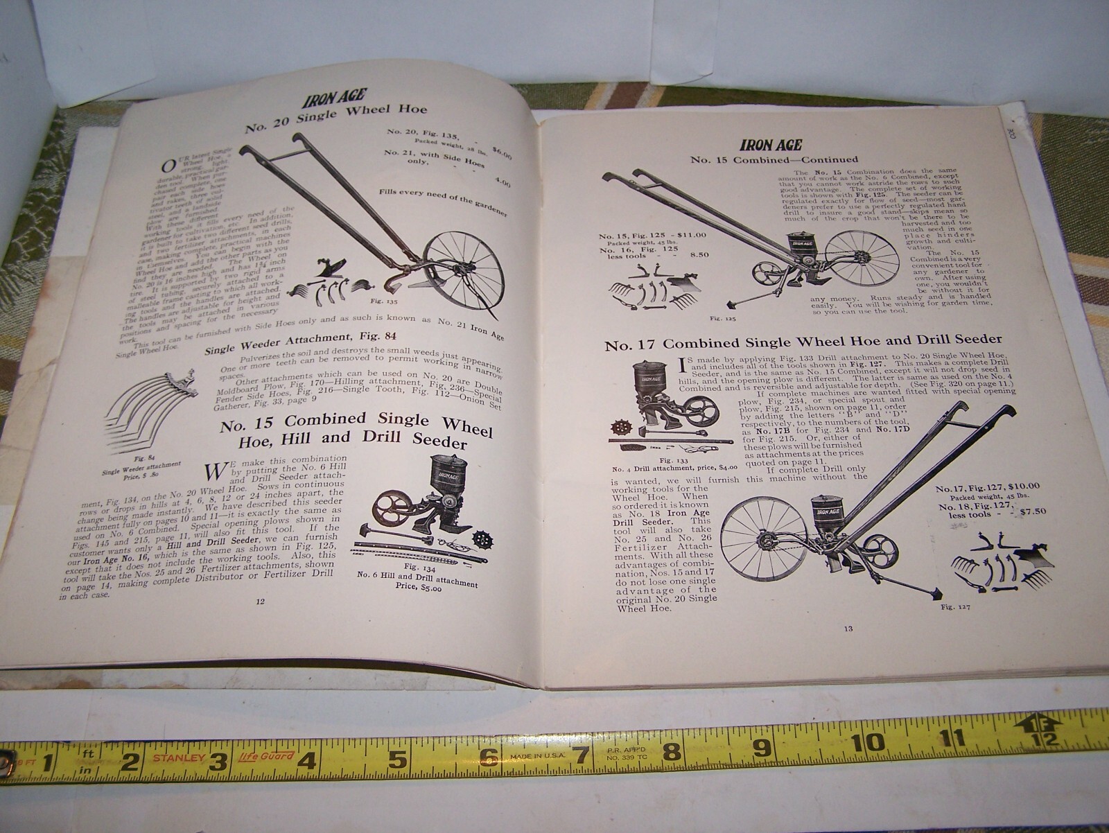 IRON AGE 1910 Full Line Sales Catalog Cultivator Plow Planter Farm Garden NICE!