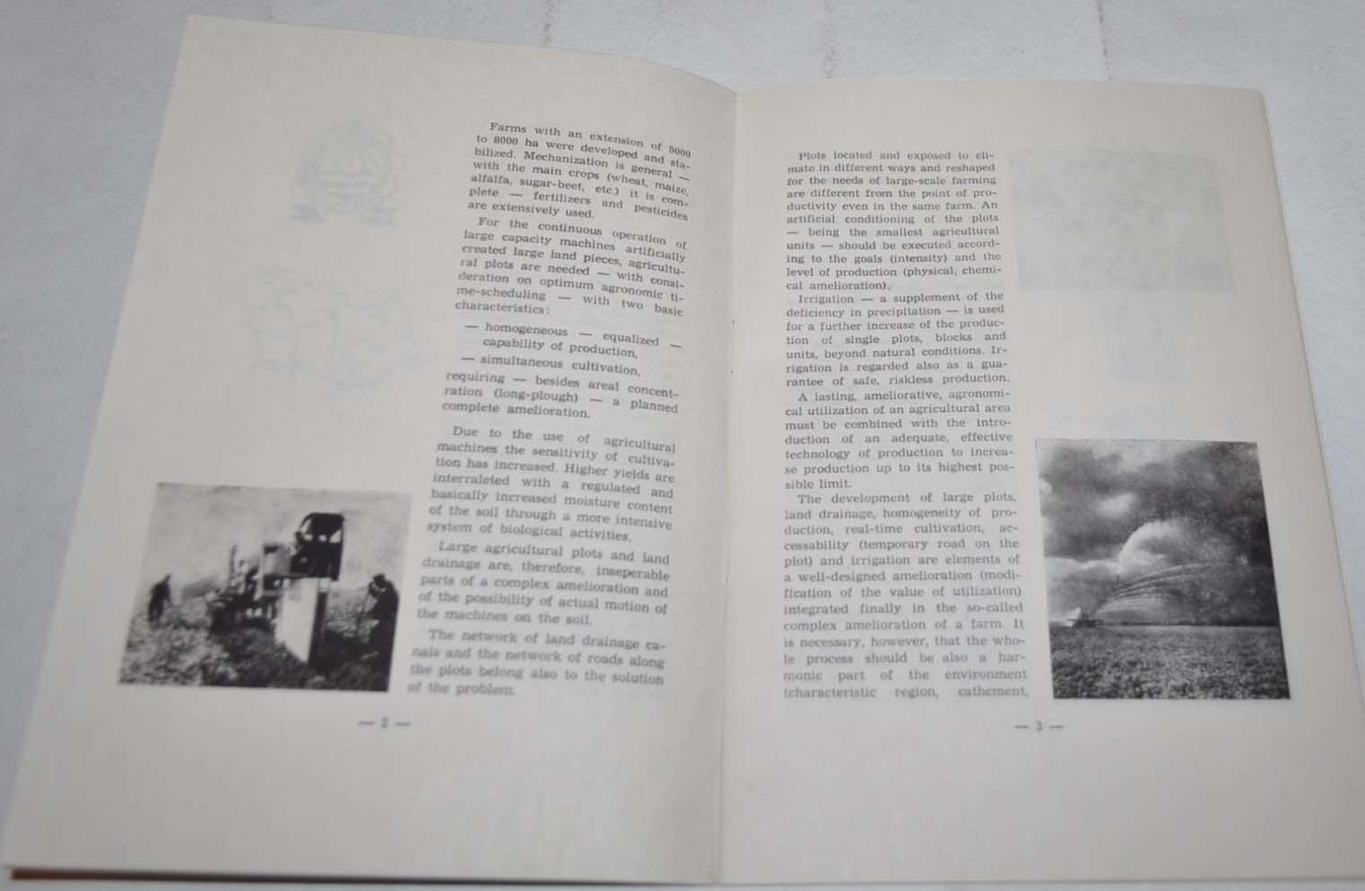 Amelioration 79 Moscow Hungary Tractor Brochure Prospekt