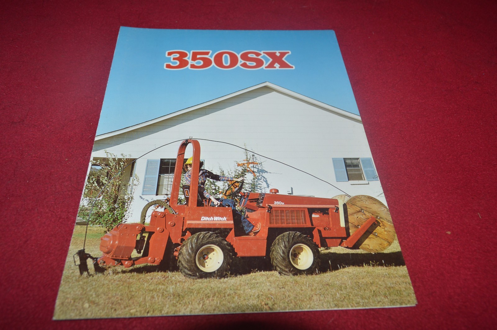 Ditch Witch 350SX Trenacher Dealer&rsquo;s Brochure CDIL