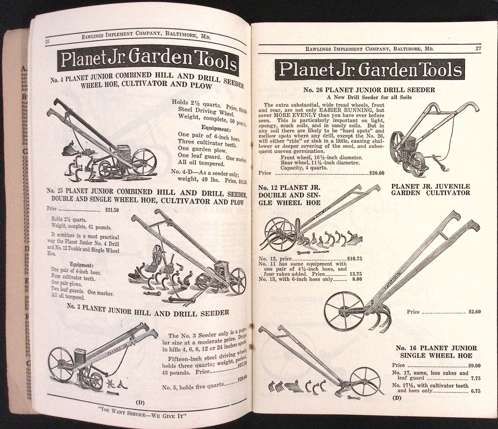 1929 Rawlings Supply House of the South Farm Implements Catalog 41