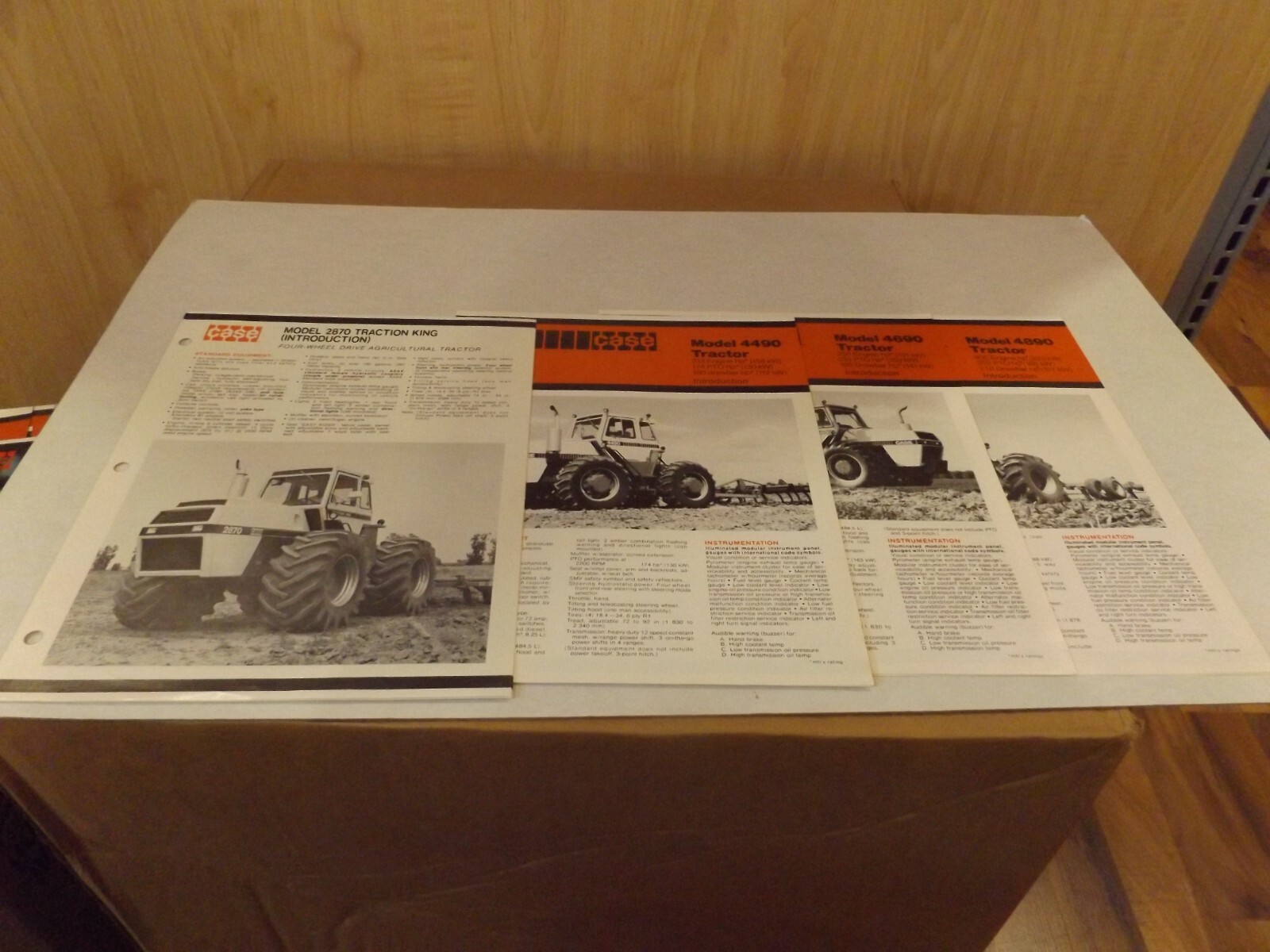 4-pc. CASE 2870, 4490, 4690, 4890, LIT # A90176J, A18579G,A18679G,A18779G