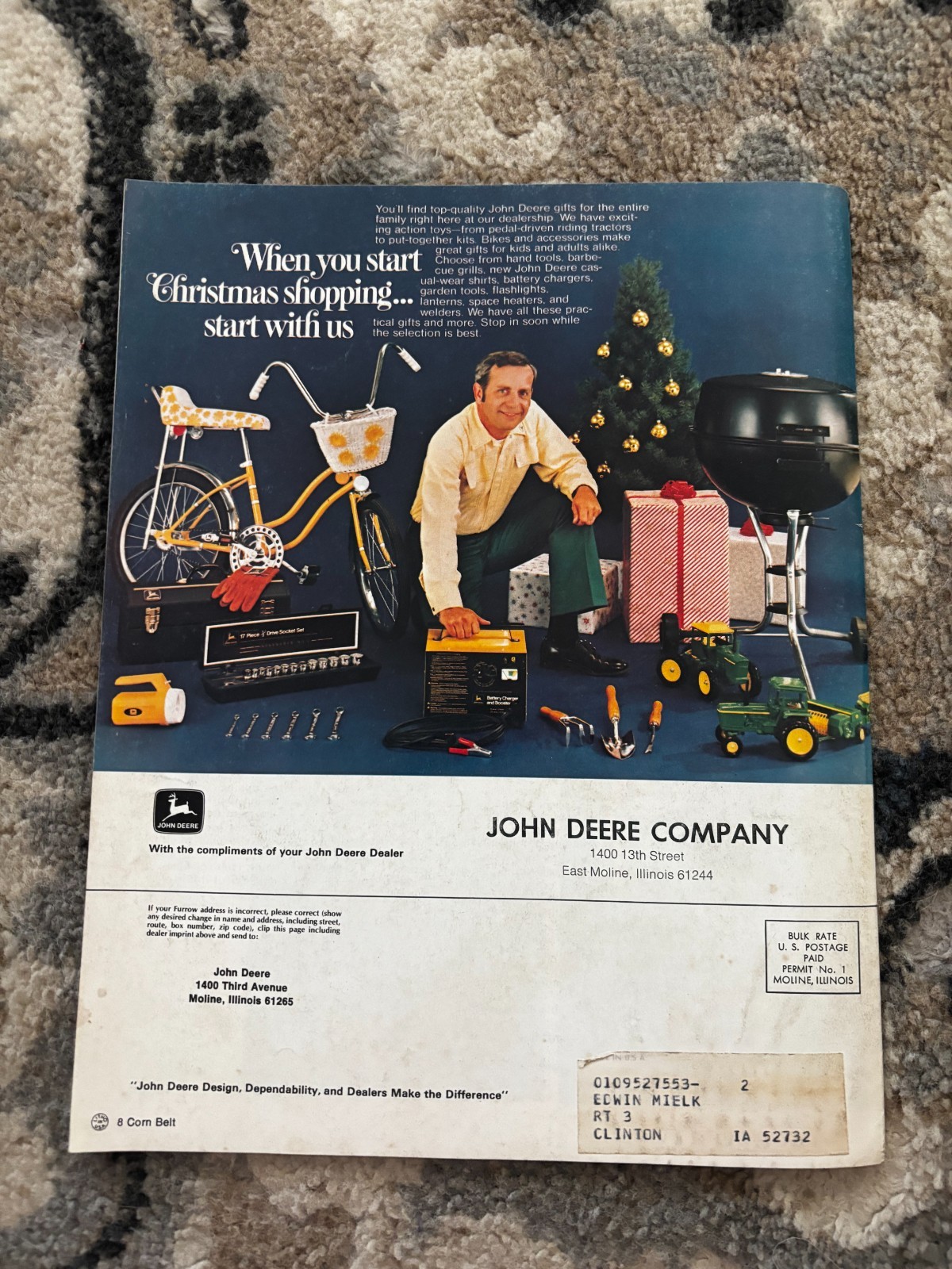 John Deere Furrow Magazine November-December 1974 Brochure DCPA26