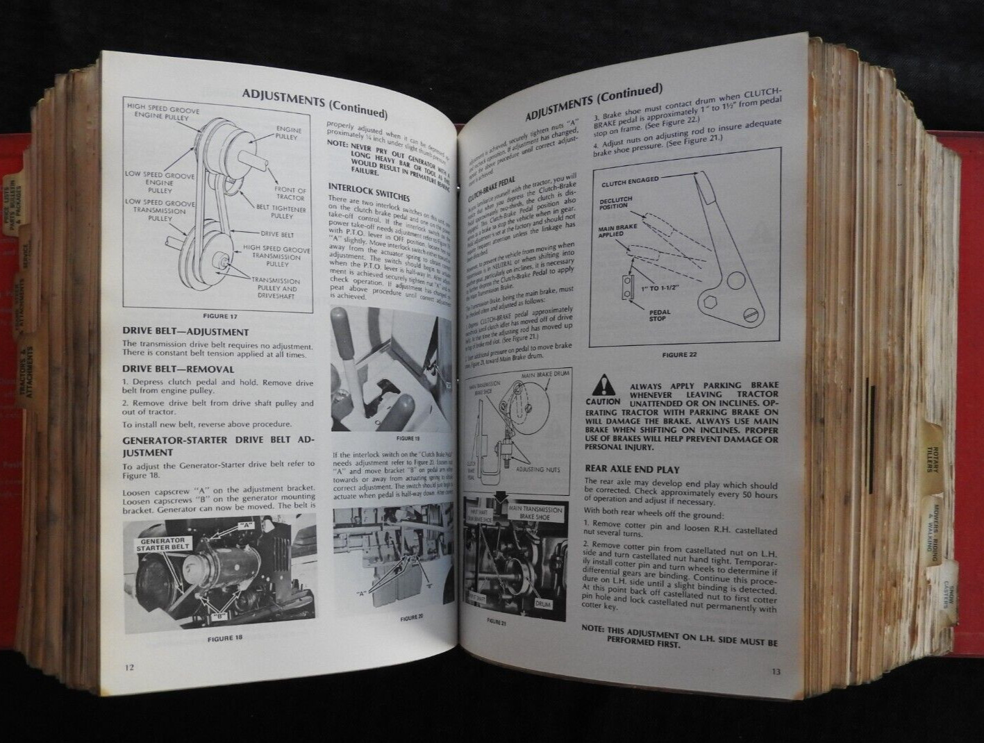 1961-72 Bolens Husky Lawn Tractor Dealer Master Operators Parts Manuals w/Prices