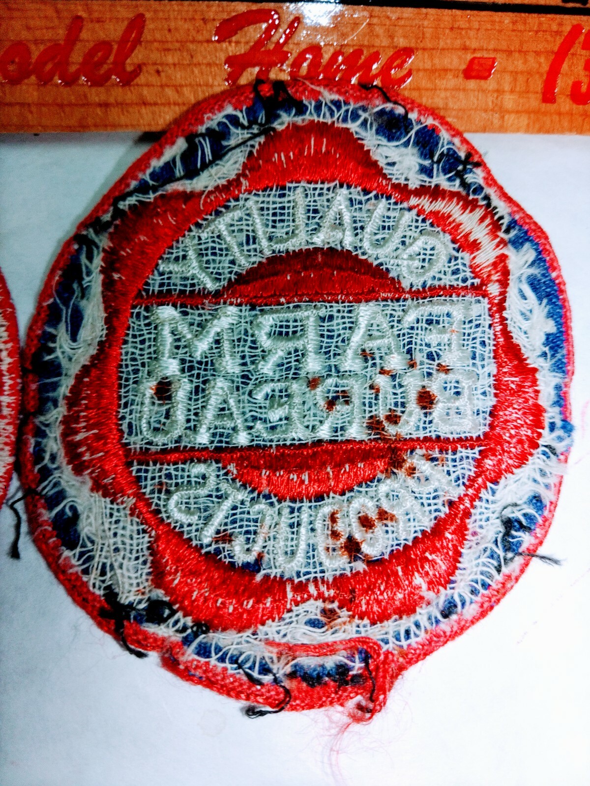 Antique Farm Bureau Quality Products Embroidered Sew On Patch 2¾in Pre-Owned 1pc
