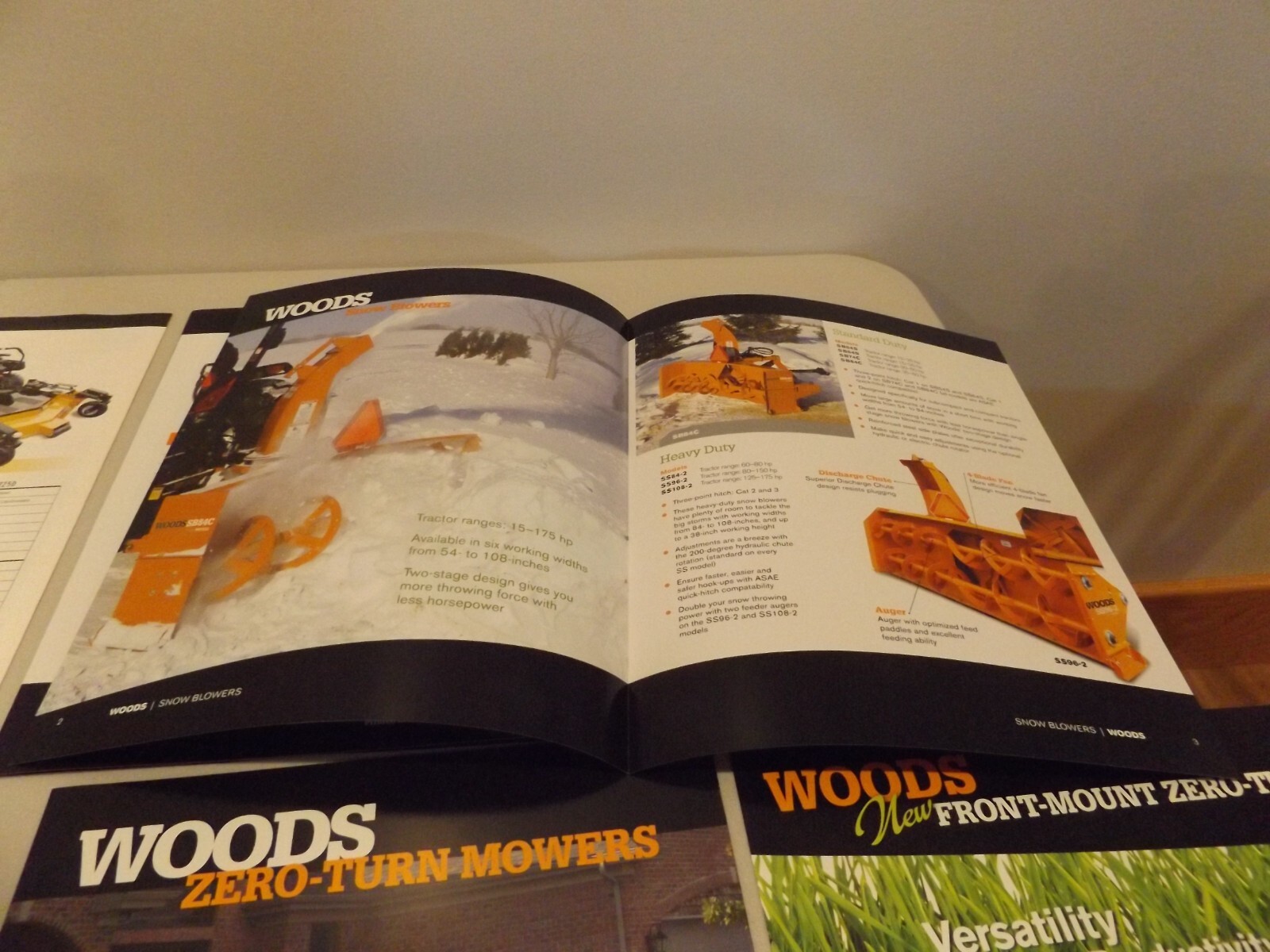 6-pc. WOODS MOW&rsquo;N MACHINES, 2010-2013