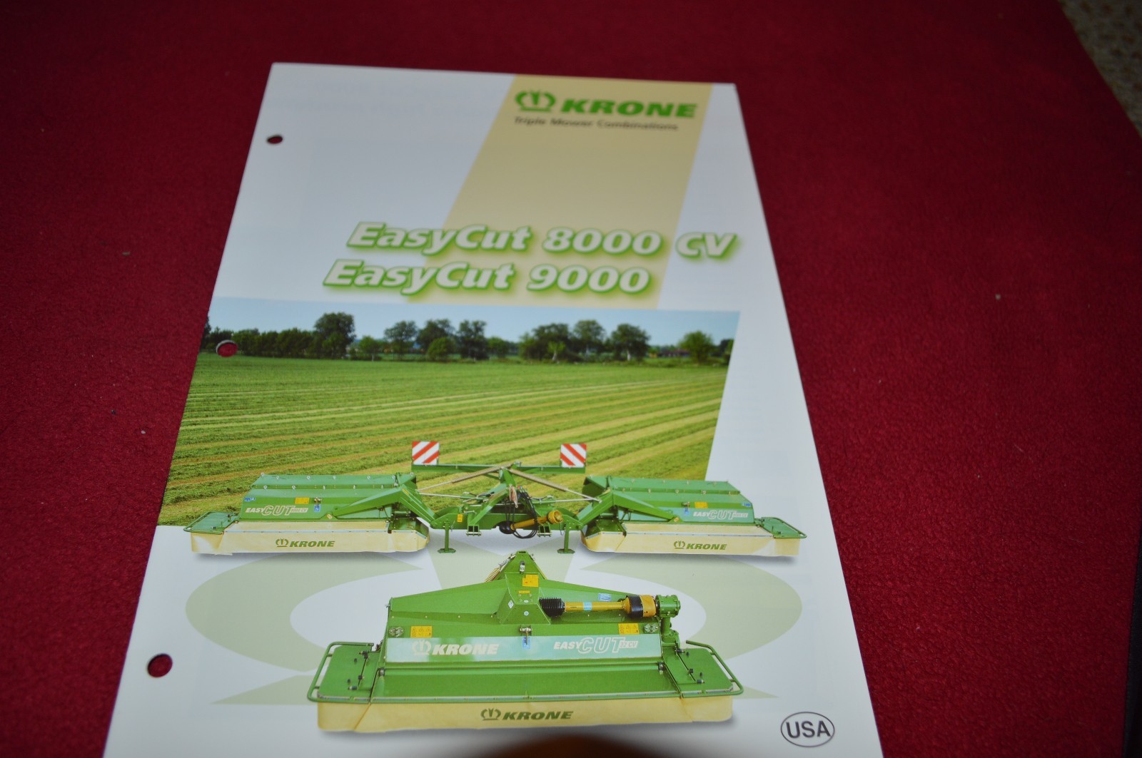 Krone 800CV 9000 Easycut Dealers Brochure GDSD2