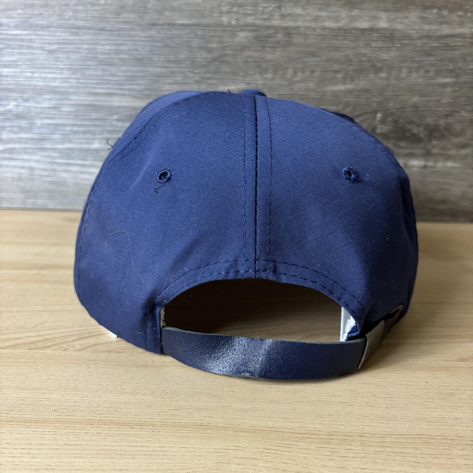 Vintage Clarity Herbicide Strap Back Hat Nissin USA Adjustable Cap 90s Rope Trim