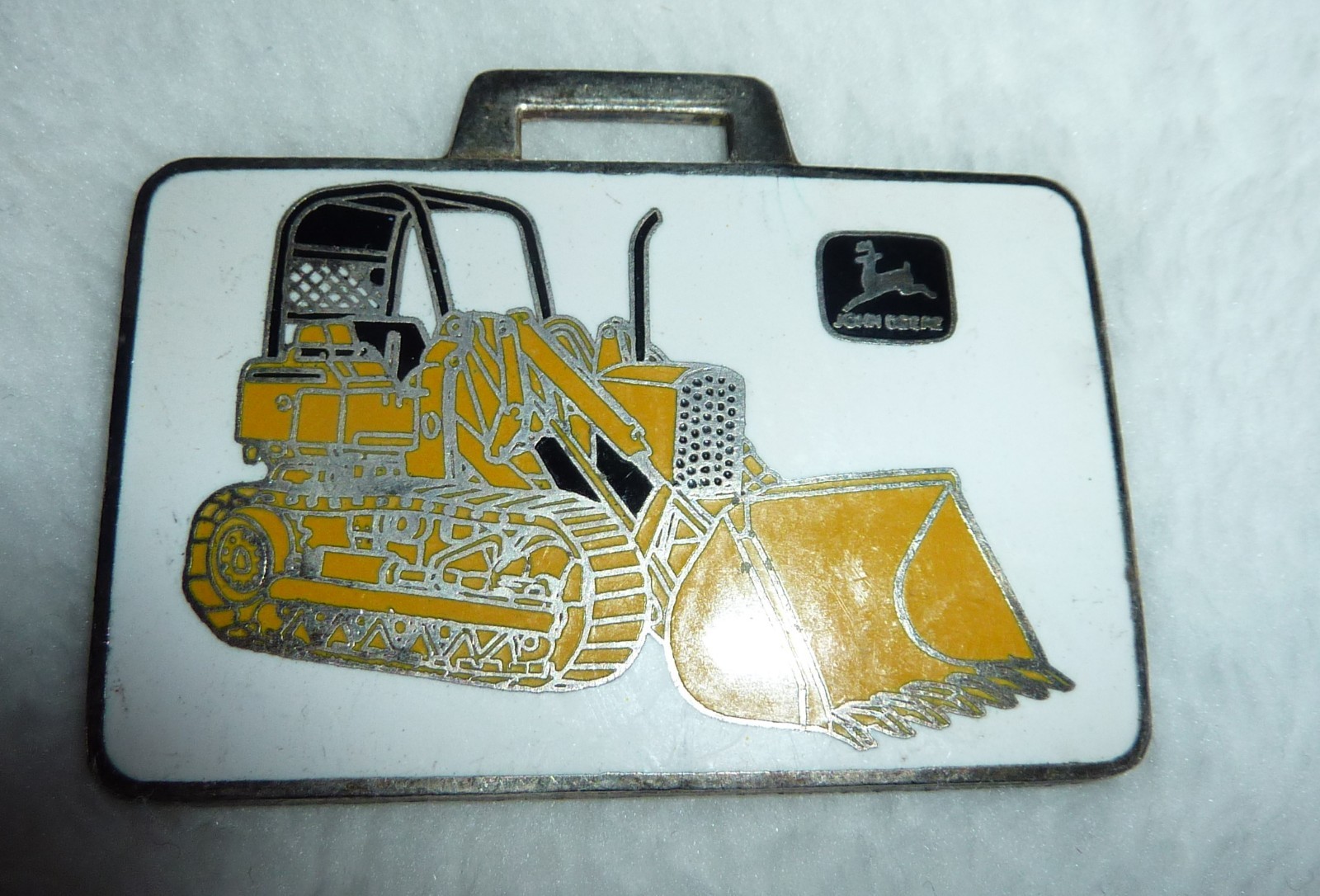 Vintage “Richards Machinery Corp” John Deere Dealer Heavy-Equipment Badge / Fob